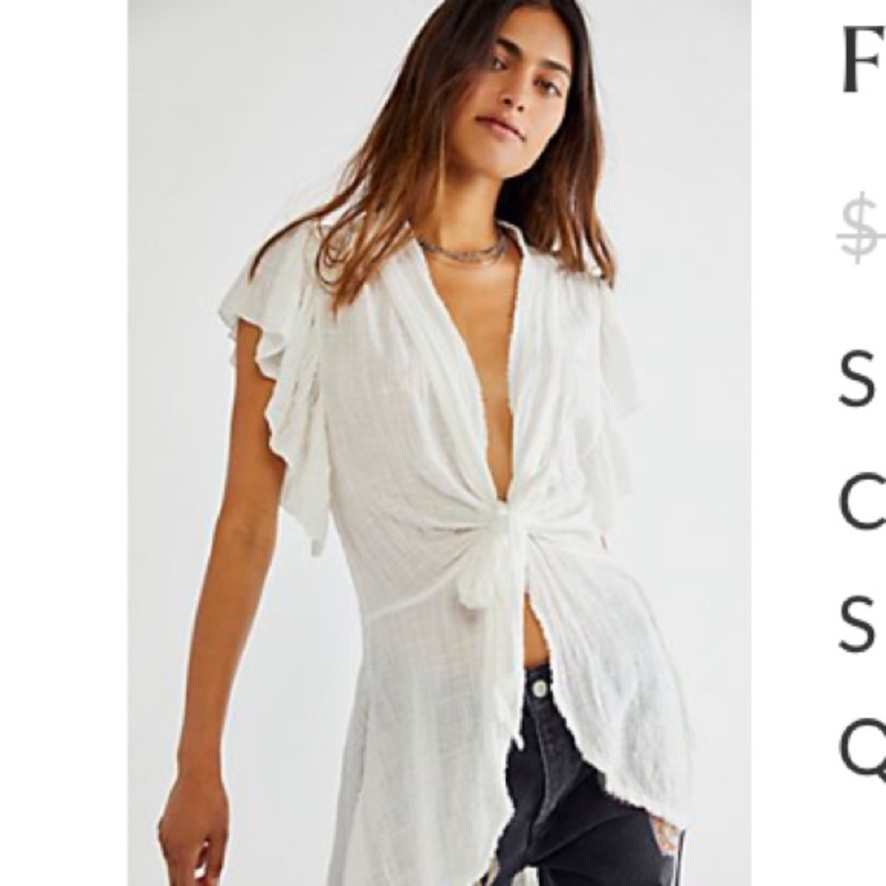 Free People One ANGIE top in Alabaster